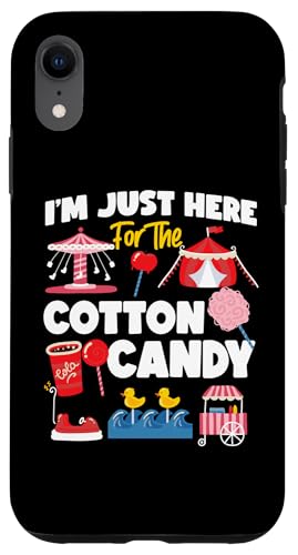 County Fair: Ich bin nur wegen der Zuckerwatte hier Hülle für iPhone XR County Fair: Ich bin nur wegen der Zuckerwatte hier Hülle für iPhone XR von County Fair And State Fair Designs for Kids
