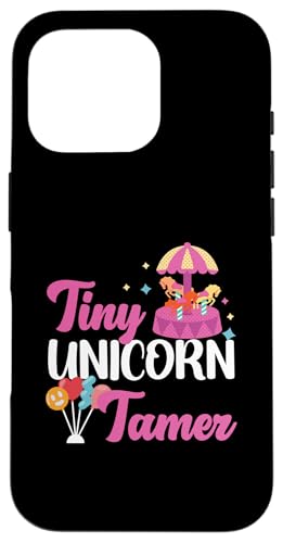 Jahrmarkt: Tiny Unicorn Tamer Hülle für iPhone 16 Pro Jahrmarkt: Tiny Unicorn Tamer Hülle für iPhone 16 Pro von County Fair And State Fair Designs for Kids