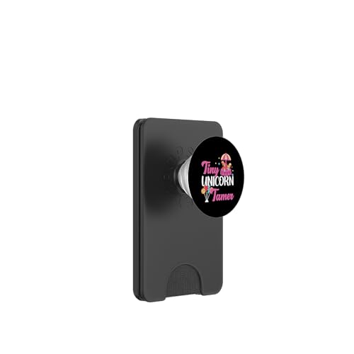 Jahrmarkt: Tiny Unicorn Tamer PopSockets PopWallet für MagSafe Jahrmarkt: Tiny Unicorn Tamer PopSockets PopWallet für MagSafe von County Fair And State Fair Designs for Kids