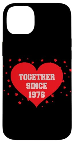 Zusammen seit 1976 Hülle für iPhone 14 Plus Zusammen seit 1976 Hülle für iPhone 14 Plus von Couples Love Merch
