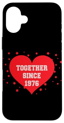 Zusammen seit 1976 Hülle für iPhone 16 Plus Zusammen seit 1976 Hülle für iPhone 16 Plus von Couples Love Merch