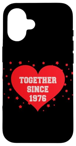 Zusammen seit 1976 Hülle für iPhone 16 Zusammen seit 1976 Hülle für iPhone 16 von Couples Love Merch