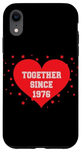Zusammen seit 1976 Hülle für iPhone XR Zusammen seit 1976 Hülle für iPhone XR von Couples Love Merch
