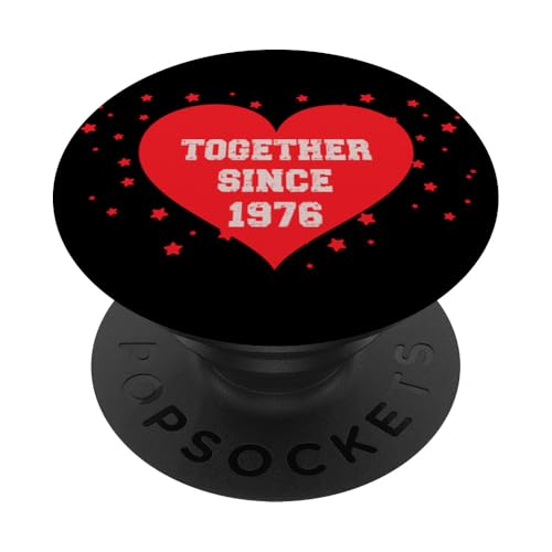 Zusammen seit 1976 PopSockets Klebender PopGrip Zusammen seit 1976 PopSockets Klebender PopGrip von Couples Love Merch