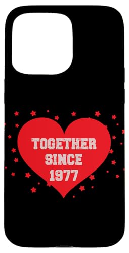 Zusammen seit 1977 Hülle für iPhone 15 Pro Max Zusammen seit 1977 Hülle für iPhone 15 Pro Max von Couples Love Merch