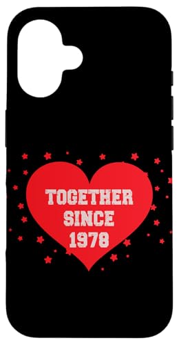 Zusammen seit 1978 Hülle für iPhone 16 Zusammen seit 1978 Hülle für iPhone 16 von Couples Love Merch