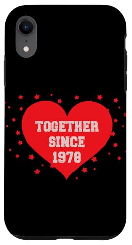 Zusammen seit 1978 Hülle für iPhone XR Zusammen seit 1978 Hülle für iPhone XR von Couples Love Merch