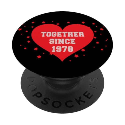 Zusammen seit 1978 PopSockets Klebender PopGrip Zusammen seit 1978 PopSockets Klebender PopGrip von Couples Love Merch
