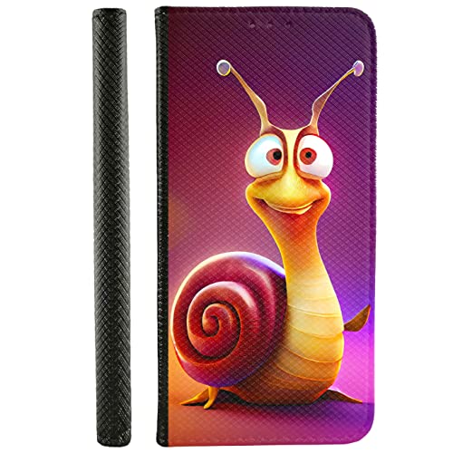 CoverHeld Handyhülle für Xiaomi 12 Lite Hülle aus Kunstleder zum klappen mit Motiv 3514 3D animierte Schnecke von CoverHeld