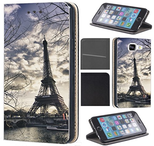 CoverHeld Hülle für Xiaomi Redmi Note 8 Pro Handyhülle Design 1452 Eifelturm Paris Frankreich Seine aus Kunstleder Schutzhülle Flipcover Beidseitig Handy Case Hülle für Xiaomi Redmi Note 8 Pro von CoverHeld