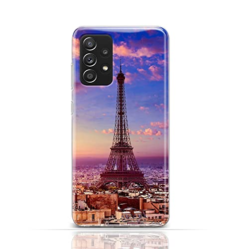 CoverHeld Hülle für iPhone 12 Handyhülle Schutzhülle aus Silikon TPU Softcase mit Motiv 3465 Eiffelturm rosa Wolken von CoverHeld