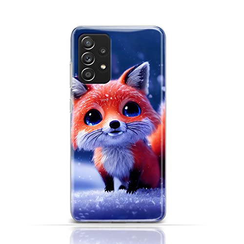 CoverHeld Hülle für iPhone 13 Pro Handyhülle Schutzhülle aus Silikon TPU Softcase mit Motiv 3482 3D Fuchs im Schnee von CoverHeld