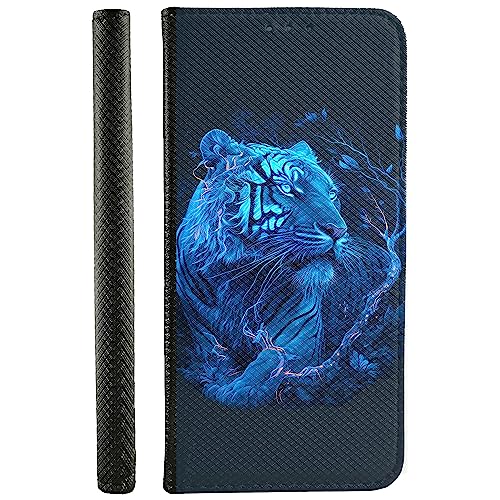 Handyhülle für iPhone 7 Hülle aus Kunstleder zum klappen mit Motiv 3492 Blauer Tiger magische Natur Handyhülle für iPhone 7 Hülle aus Kunstleder zum klappen mit Motiv 3492 Blauer Tiger magische Natur von CoverHeld