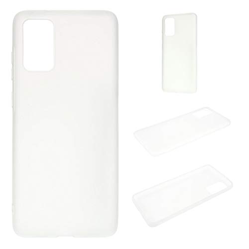 CoverKingz Case kompatibel mit Samsung Galaxy M30s – Silikon Handyschutz Hülle Slim - dünne Handyschale Matt Weiß von CoverKingz
