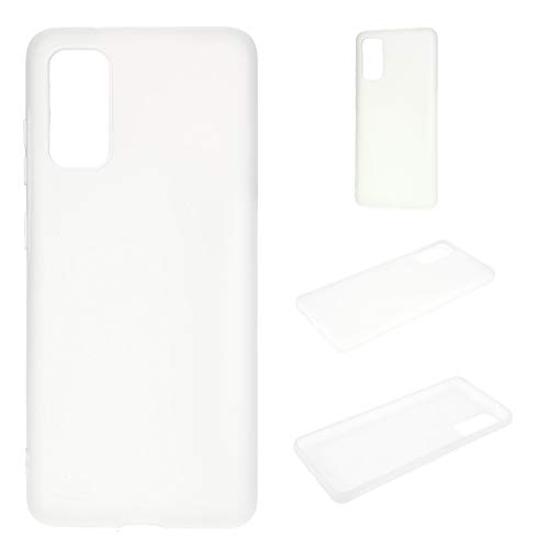 CoverKingz Case kompatibel mit Samsung Galaxy S20 [6,2 Zoll] – Silikon Handyschutz Hülle Slim - dünne Handyschale Matt Weiß von CoverKingz