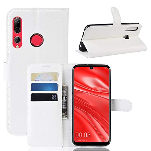 CoverKingz Handy Case kompatibel mit Honor 20 Lite - Handy Cover mit Kartenfach Phonecase - Smartphone Hülle klappbar Weiß von CoverKingz