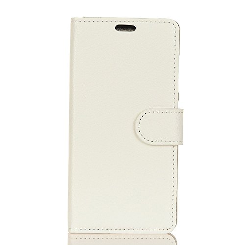 CoverKingz Handy Case kompatibel mit Xiaomi Mi A2 Lite - Handy Cover mit Kartenfach Phonecase - Smartphone Hülle klappbar Weiß von CoverKingz