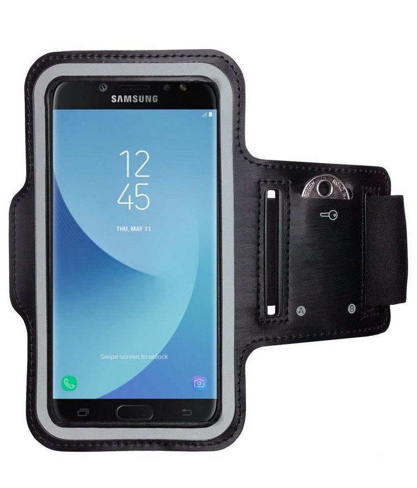 CoverKingz Handyhülle Armband für Samsung Galaxy J7 2017 Handy Sportarmband Handyhülle von CoverKingz