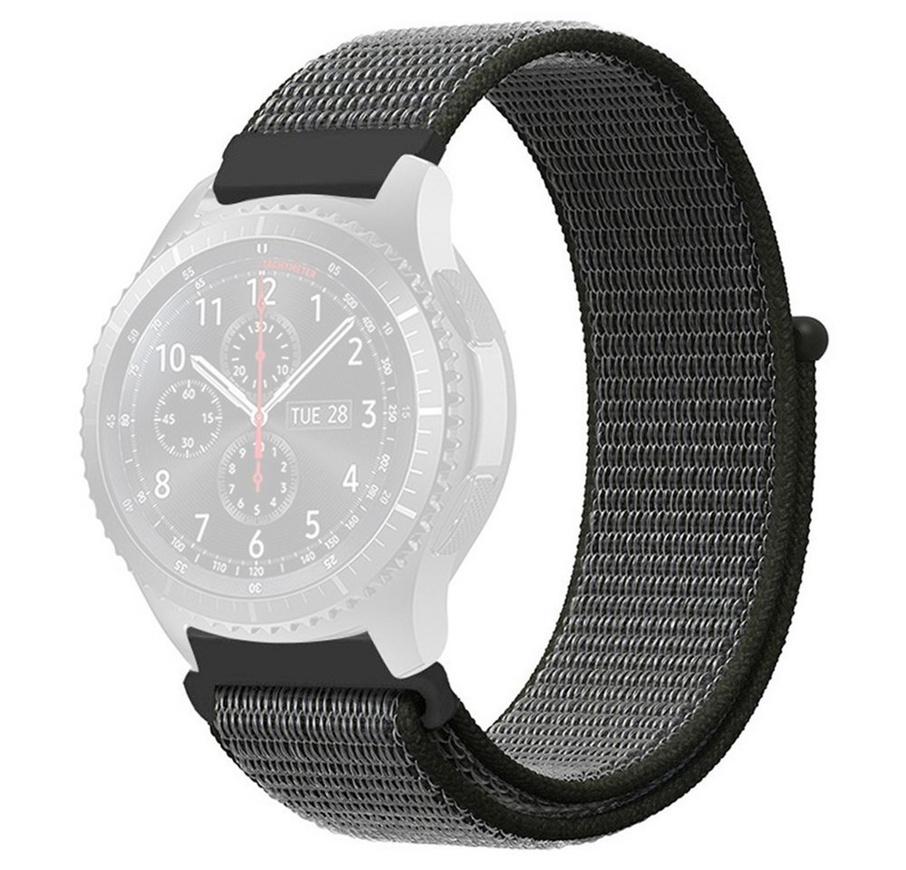 CoverKingz Handyhülle Armband für Samsung Galaxy Watch6/5/5Pro/4/3 Klettverschluss Nylon, Flexibel stretch von CoverKingz