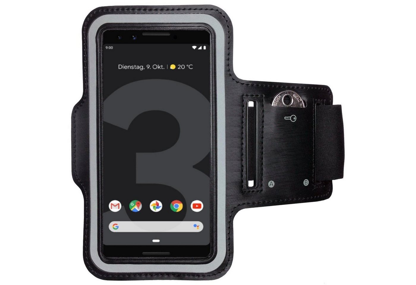 CoverKingz Handyhülle Google Pixel 3 Handy Armband Sportarmband Laufhülle Fitness Armtasche von CoverKingz
