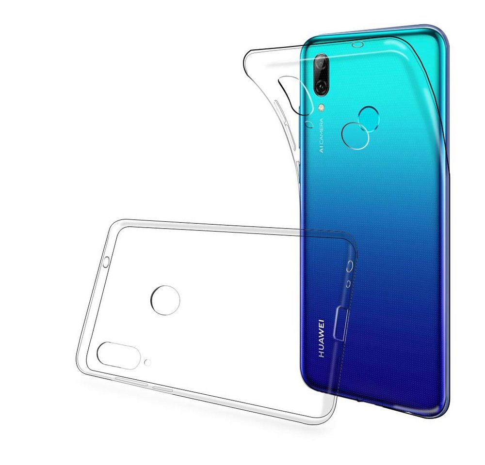 CoverKingz Handyhülle Huawei P Smart (2019) Handy Hülle Silikon Cover Schutzhülle Case klar von CoverKingz