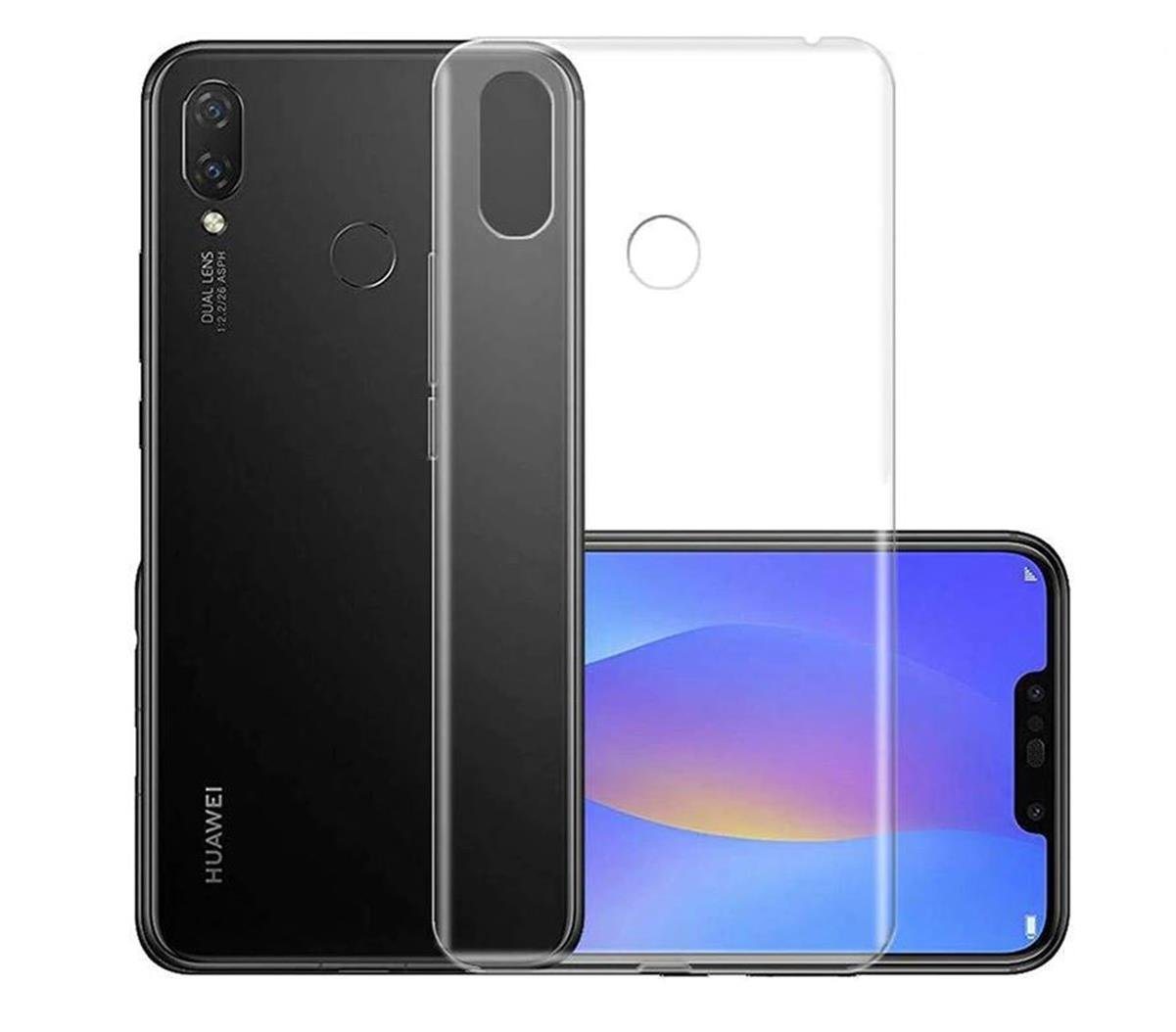 CoverKingz Handyhülle Huawei P smart + (Plus) Handy Hülle Soft-Case slim Cover transparent von CoverKingz