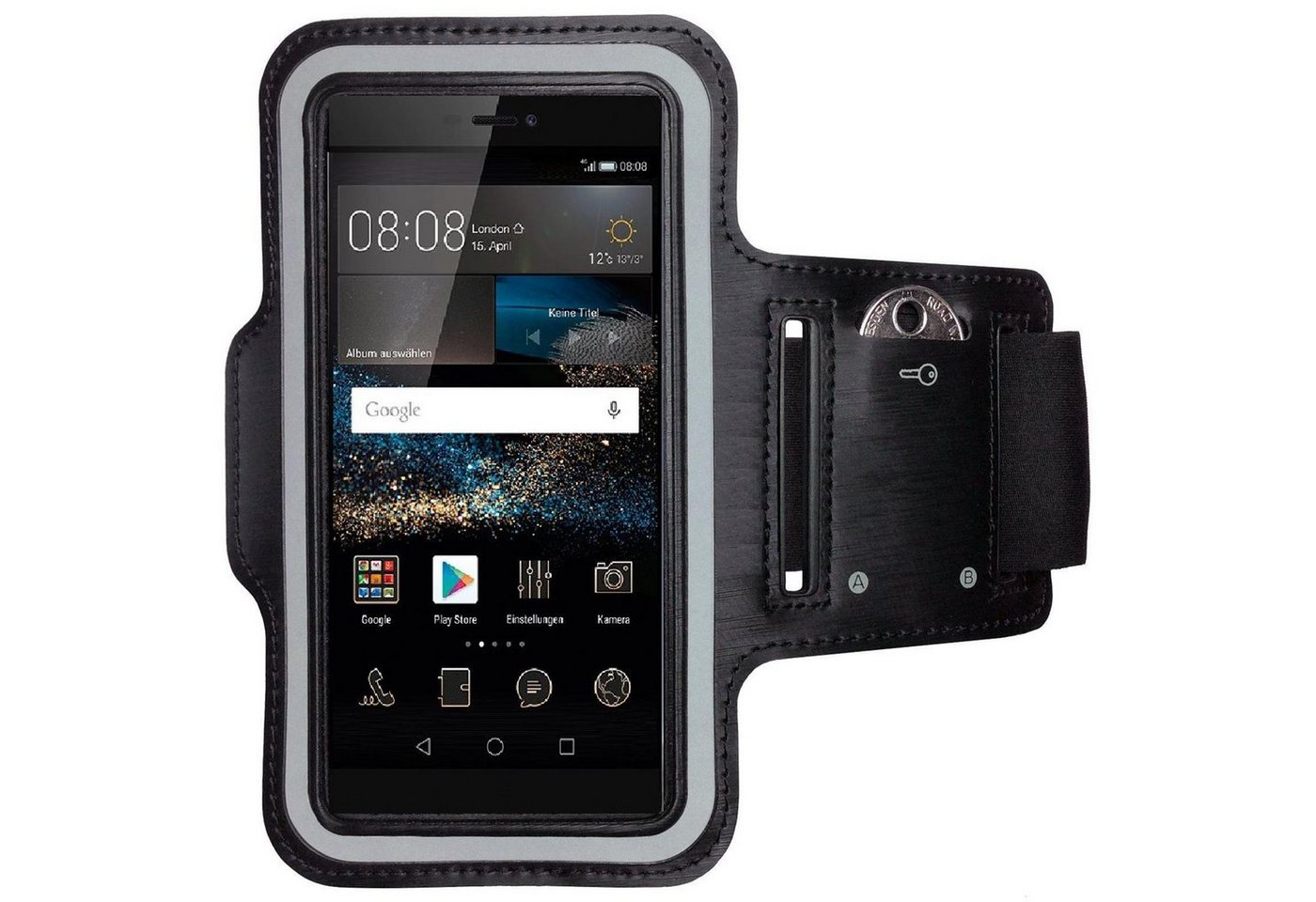 CoverKingz Handyhülle Huawei P8 Handy Sport Armband Hülle Sportarmband Fitness Laufhülle von CoverKingz