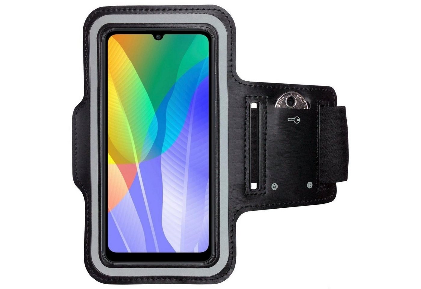 CoverKingz Handyhülle Huawei Y6p Sport Armband Handy Tasche Fitness Jogging Etui Lauf Hülle, Sport Schutzhülle Schlüsselfach Handyhülle Jogging Schutztasche Etui CoverKingz Handyhülle Huawei Y6p Sport Armband Handy Tasche Fitness Jogging Etui Lauf Hülle, Sport Schutzhülle Schlüsselfach Handyhülle Jogging Schutztasche Etui von CoverKingz
