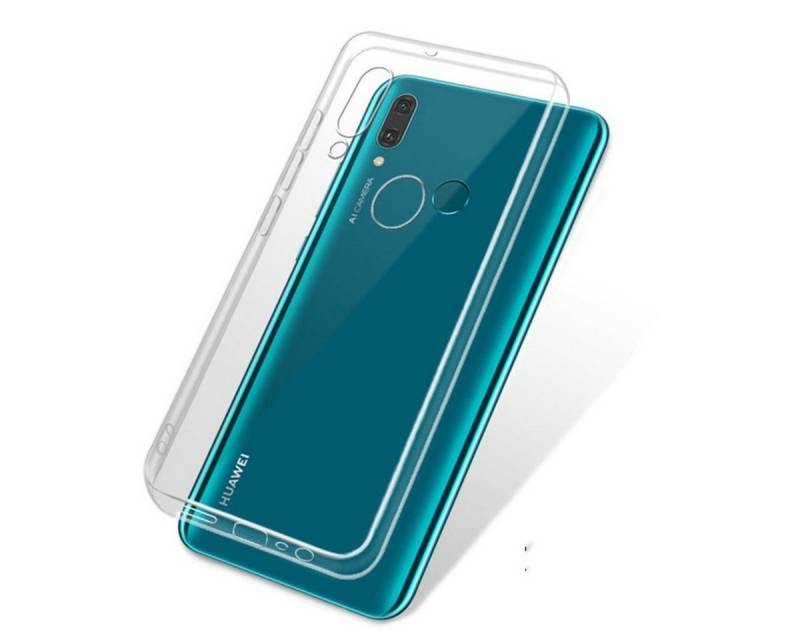 CoverKingz Handyhülle Huawei Y9 (2019) Handy Hülle Silikon Schutzhülle Soft Case transparent von CoverKingz