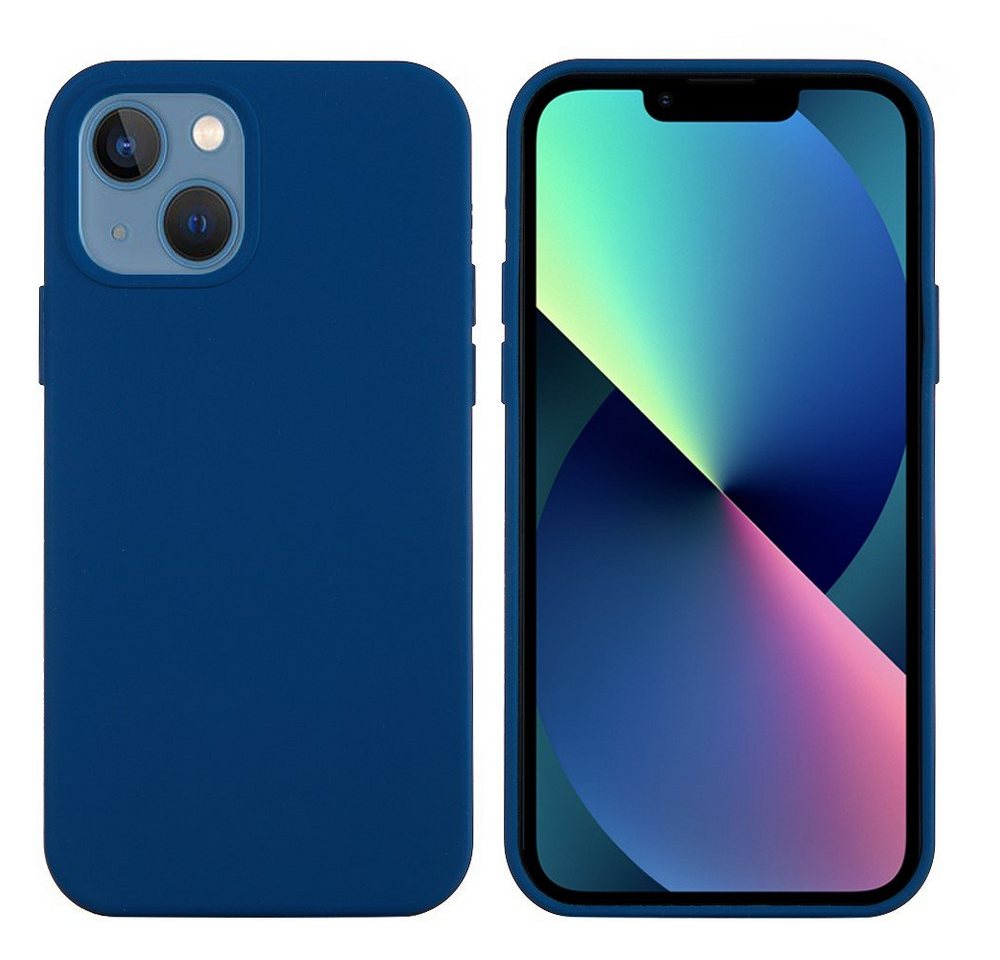 CoverKingz Handyhülle Hülle für Apple iPhone 13 [6,1 Zoll] Handy Silikon Case Cover Bumper 15,4cm (6,06 Zoll), Schutzhülle Handyhülle Silikoncover Softcase farbig von CoverKingz