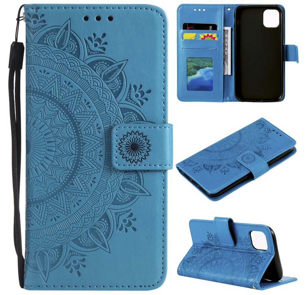 CoverKingz Handyhülle Hülle für Apple iPhone 13 Pro Handyhülle Flip Case Cover Tasche 15,40 cm (6,06 Zoll), Klapphülle Schutzhülle mit Kartenfach Schutztasche Motiv Mandala CoverKingz Handyhülle Hülle für Apple iPhone 13 Pro Handyhülle Flip Case Cover Tasche 15,40 cm (6,06 Zoll), Klapphülle Schutzhülle mit Kartenfach Schutztasche Motiv Mandala von CoverKingz