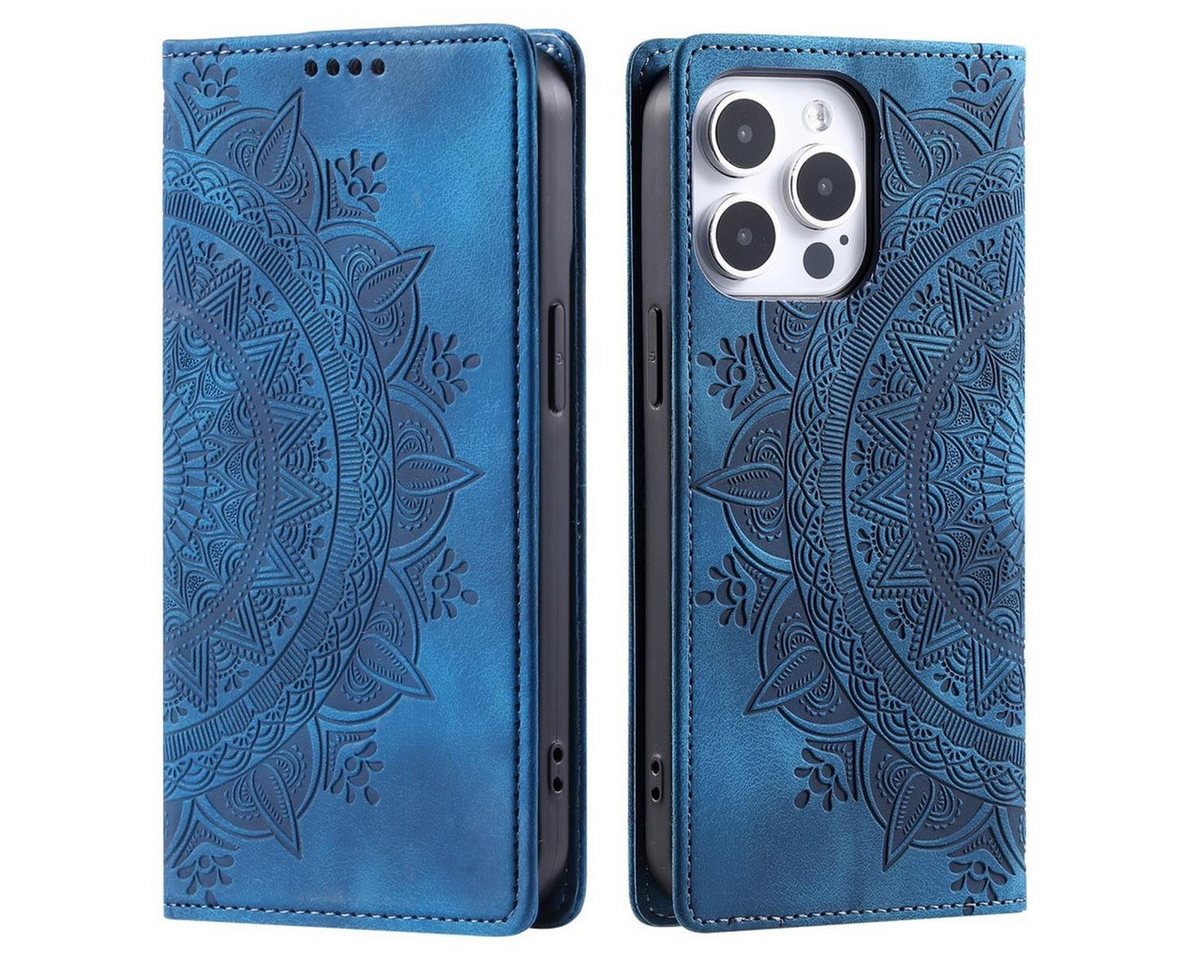 CoverKingz Handyhülle Hülle für Apple iPhone 16 Pro Max Handyhülle Flip Case Cover Tasche, Mandala CoverKingz Handyhülle Hülle für Apple iPhone 16 Pro Max Handyhülle Flip Case Cover Tasche, Mandala von CoverKingz