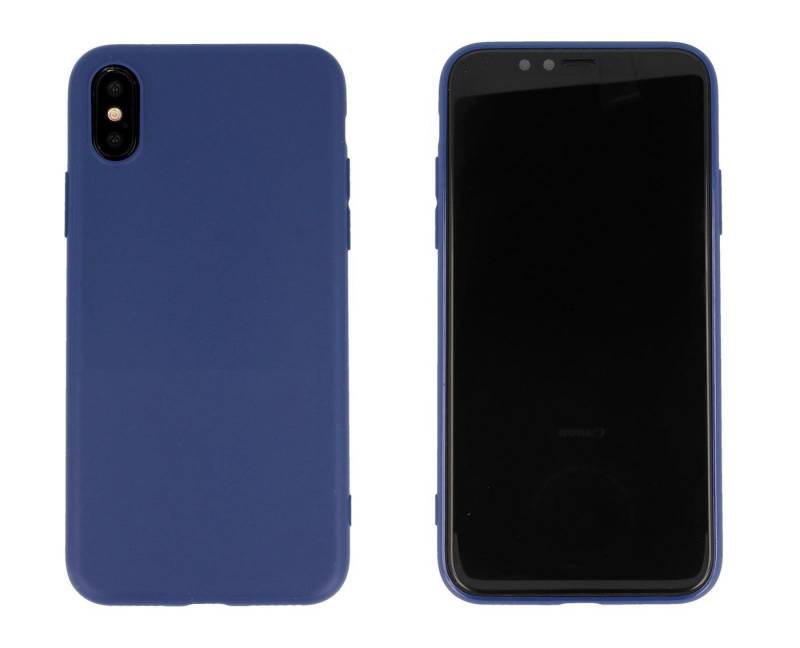 CoverKingz Handyhülle Hülle für Apple iPhone X/Xs Handyhülle Silikon Tasche Case Cover Blau von CoverKingz