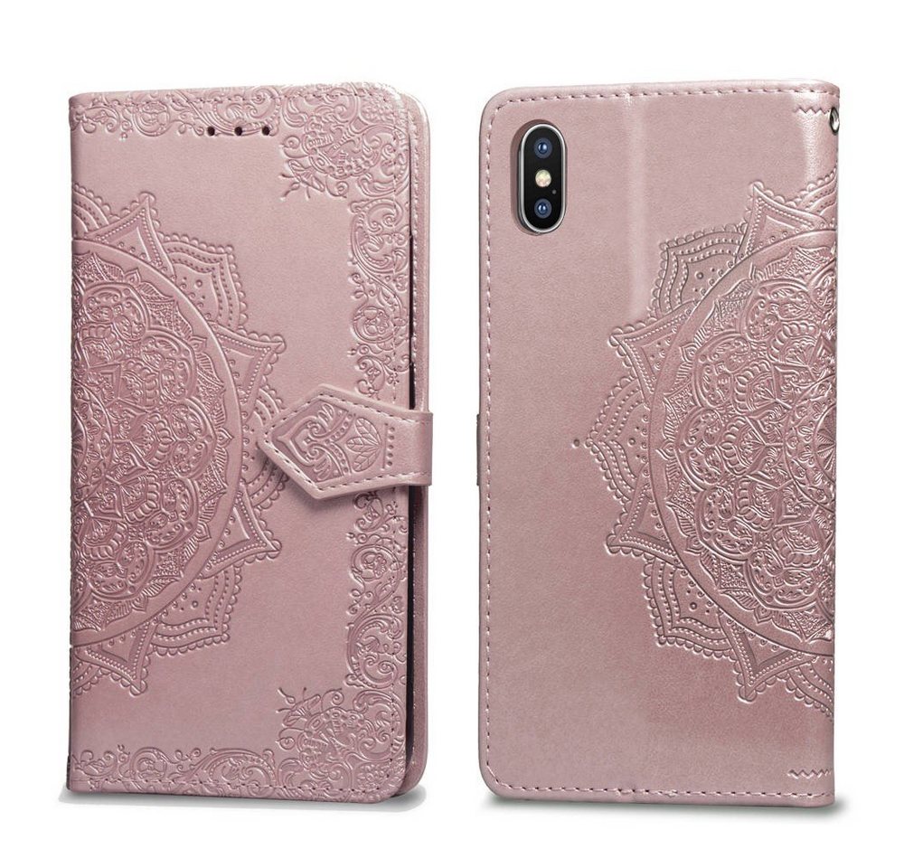 CoverKingz Handyhülle Hülle für Apple iPhone Xs Max Handyhülle Flip Case Cover Etui Mandala, Klapphülle Schutzhülle mit Kartenfach Schutztasche Motiv Mandala CoverKingz Handyhülle Hülle für Apple iPhone Xs Max Handyhülle Flip Case Cover Etui Mandala, Klapphülle Schutzhülle mit Kartenfach Schutztasche Motiv Mandala von CoverKingz
