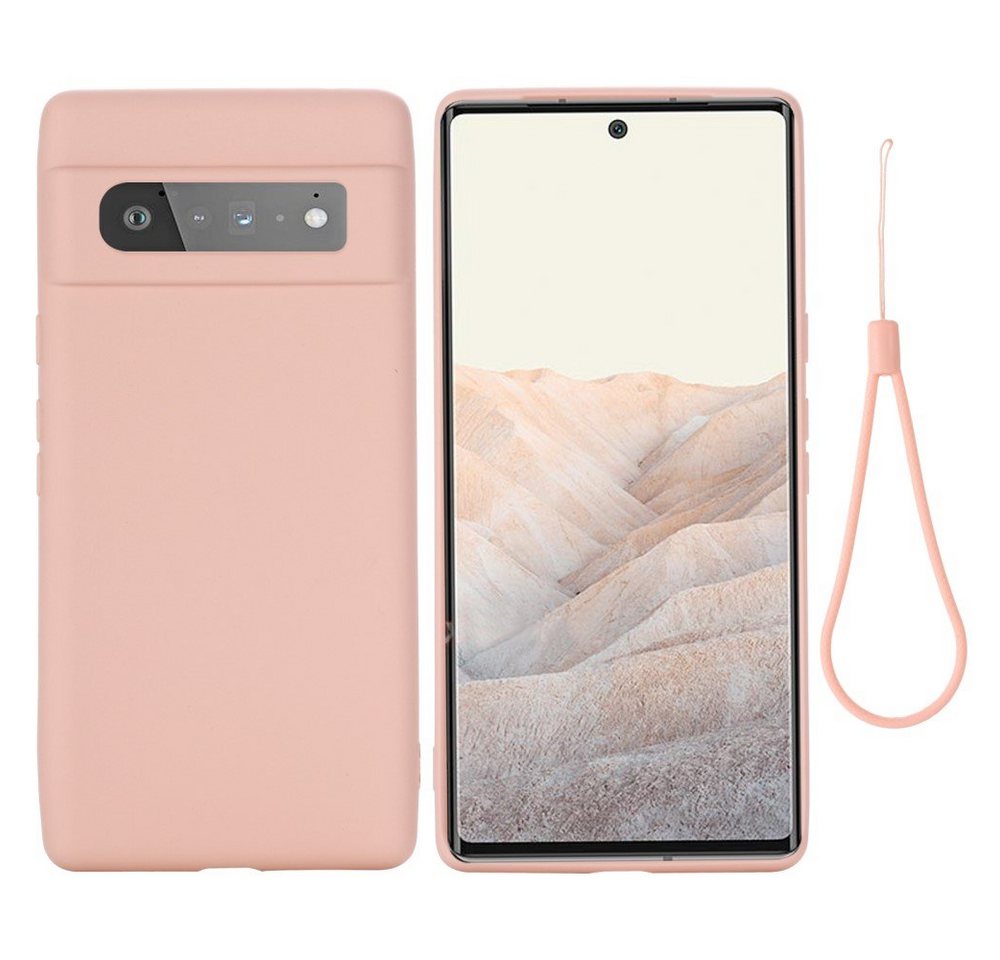 CoverKingz Handyhülle Hülle für Google Pixel 6 Pro Handyhülle Silikon Case Cover Bumper 17,02cm (6,7 Zoll), Schutzhülle Handyhülle Silikoncover Softcase farbig von CoverKingz
