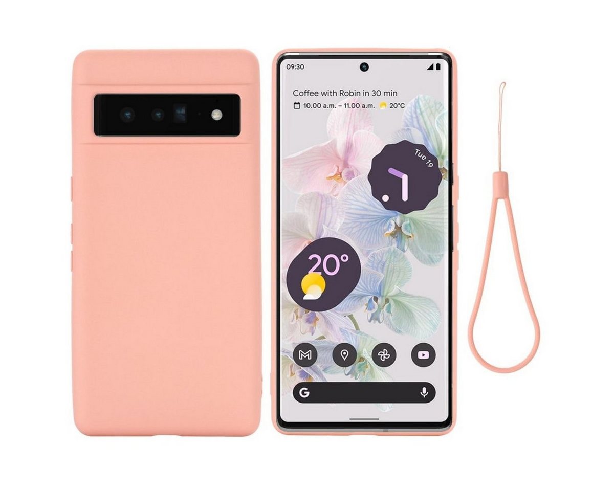CoverKingz Handyhülle Hülle für Google Pixel 7 Handyhülle Silikon Case Cover Handy Bumper 16,00 cm (6,3 Zoll), Schutzhülle Handyhülle Silikoncover Softcase farbig von CoverKingz