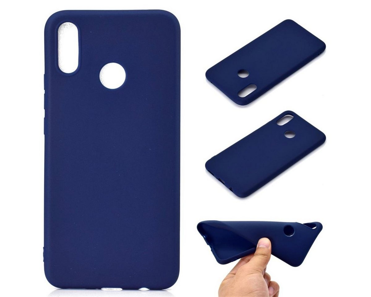 CoverKingz Handyhülle Hülle für Huawei P Smart + (Plus) Silikon Case Handy Cover 16,0 cm (6,3 Zoll), Schutzhülle Handyhülle Silikoncover Softcase farbig von CoverKingz