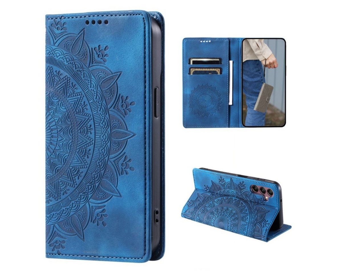 CoverKingz Handyhülle Hülle für Samsung Galaxy A15 Handyhülle Flip Case Cover Tasche, Mandala CoverKingz Handyhülle Hülle für Samsung Galaxy A15 Handyhülle Flip Case Cover Tasche, Mandala von CoverKingz