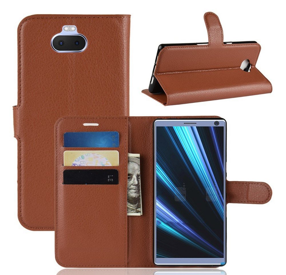 CoverKingz Handyhülle Hülle für Sony Xperia 10 Plus Handy Hülle Flip Tasche Case von CoverKingz