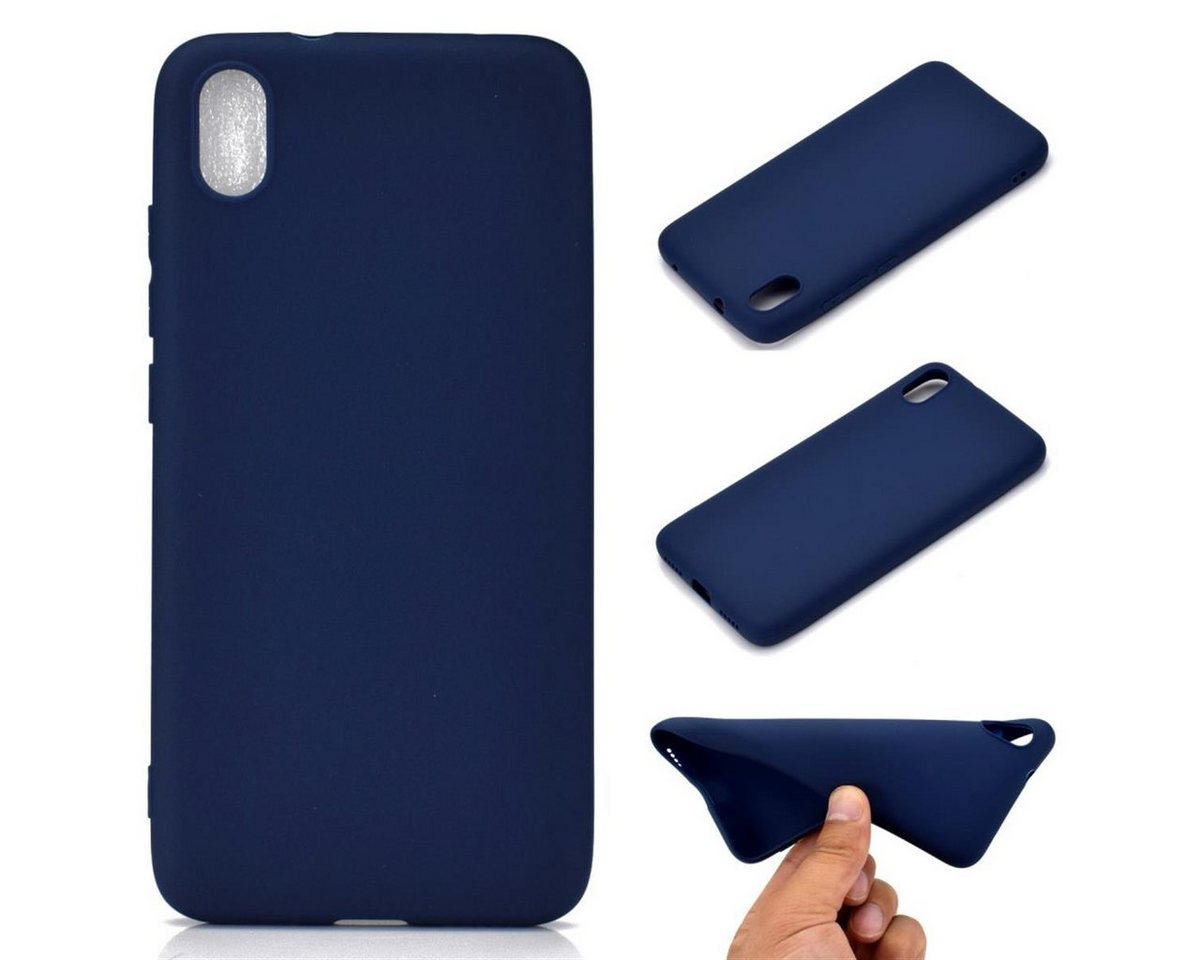 CoverKingz Handyhülle Hülle für Xiaomi Redmi 7A Handyhülle Silikon Cover Schutzhülle Soft 13,84 cm (5,5 Zoll), Schutzhülle Handyhülle Silikoncover Softcase farbig von CoverKingz