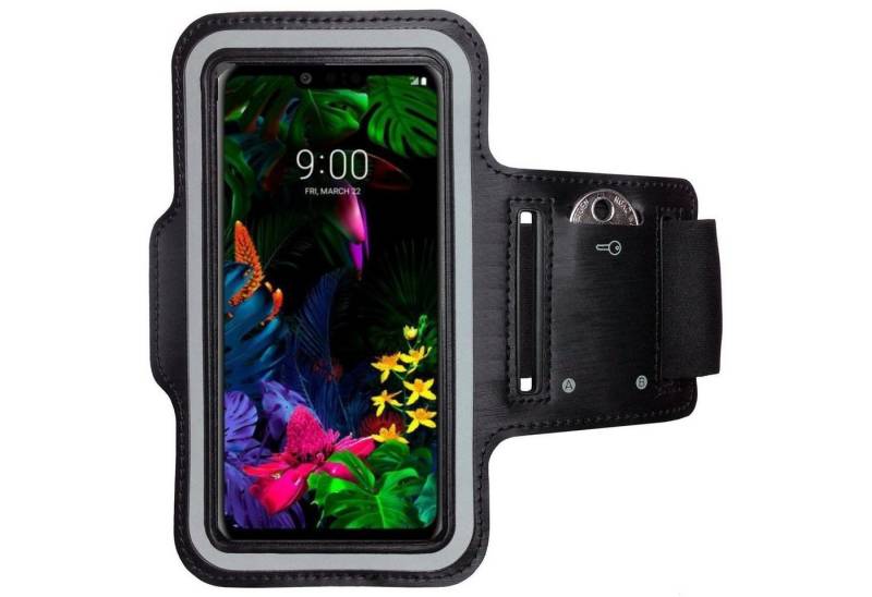 CoverKingz Handyhülle LG G8 ThinQ Handy Sport Armband Hülle Sportarmband Laufhülle Tasche von CoverKingz