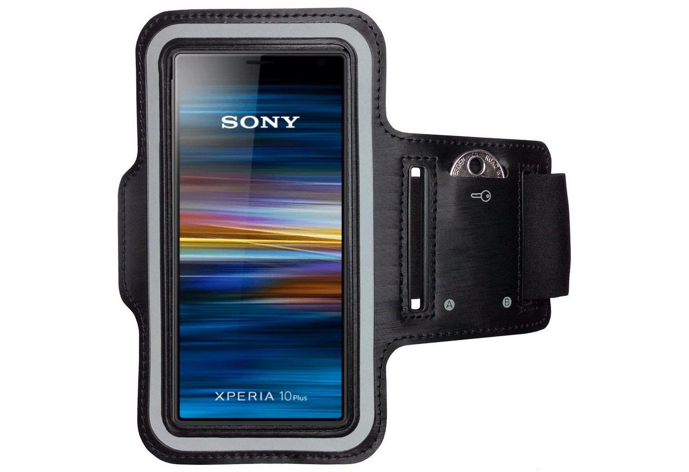 CoverKingz Handyhülle Sony Xperia 10 Plus Handy Sport Armband Sportarmband Fitness Tasche von CoverKingz