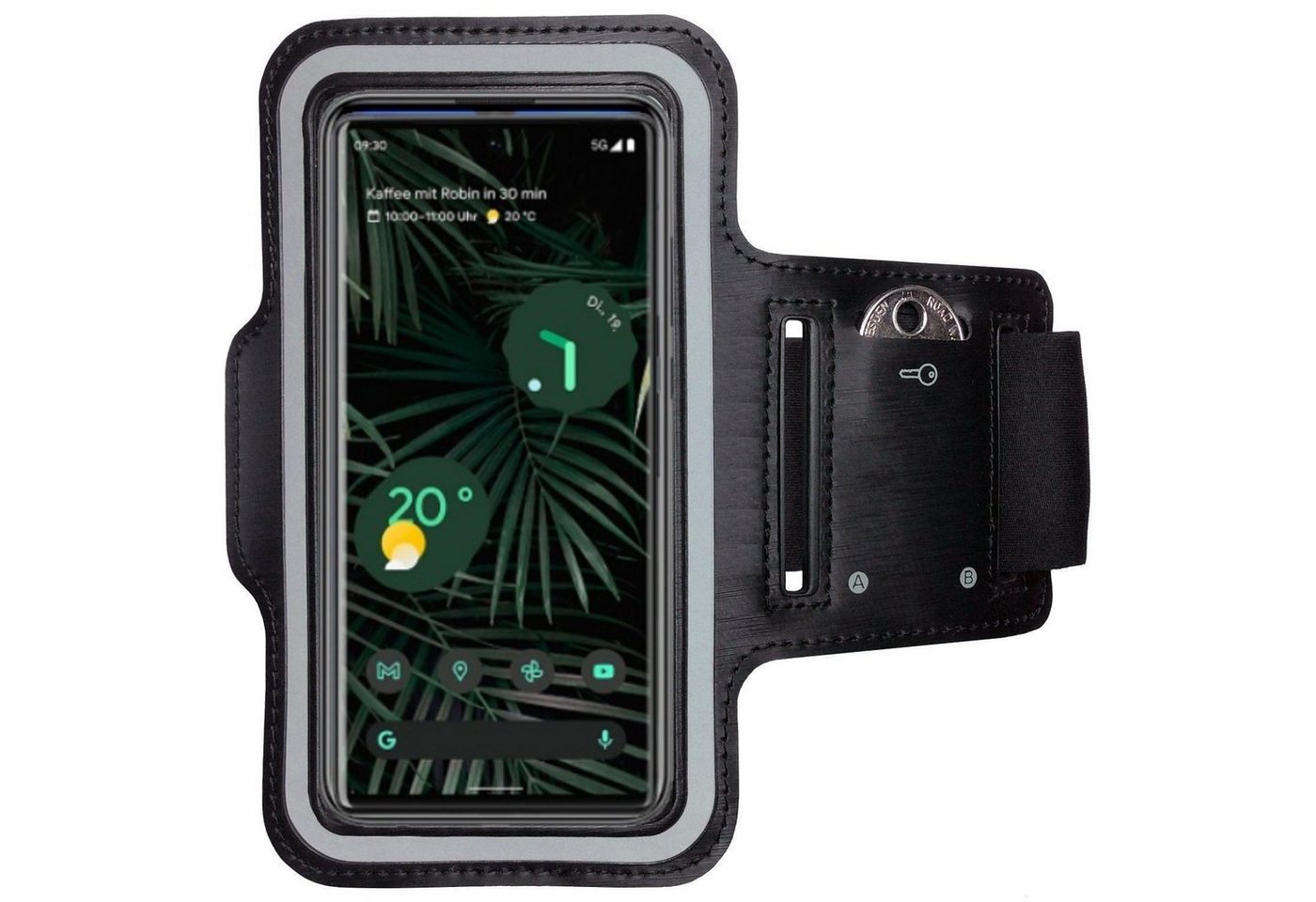 CoverKingz Handyhülle Sportarmband für Google Pixel 6 Pro Handy Fitness Hülle Armband, Sport Schutzhülle Schlüsselfach Handyhülle Jogging Schutztasche Etui CoverKingz Handyhülle Sportarmband für Google Pixel 6 Pro Handy Fitness Hülle Armband, Sport Schutzhülle Schlüsselfach Handyhülle Jogging Schutztasche Etui von CoverKingz