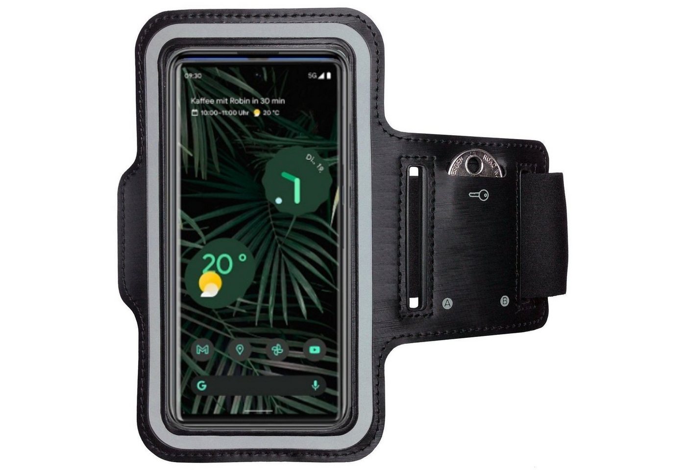 CoverKingz Handyhülle Sportarmband für Google Pixel 6 Pro Handy Fitness Hülle Armband, Sport Schutzhülle Schlüsselfach Handyhülle Jogging Schutztasche Etui von CoverKingz