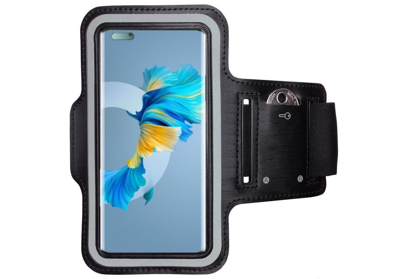CoverKingz Handyhülle Sportarmband für Huawei Mate 40 Pro Sport Fitness Hülle Armband Handy, Sport Schutzhülle Schlüsselfach Handyhülle Jogging Schutztasche Etui CoverKingz Handyhülle Sportarmband für Huawei Mate 40 Pro Sport Fitness Hülle Armband Handy, Sport Schutzhülle Schlüsselfach Handyhülle Jogging Schutztasche Etui von CoverKingz
