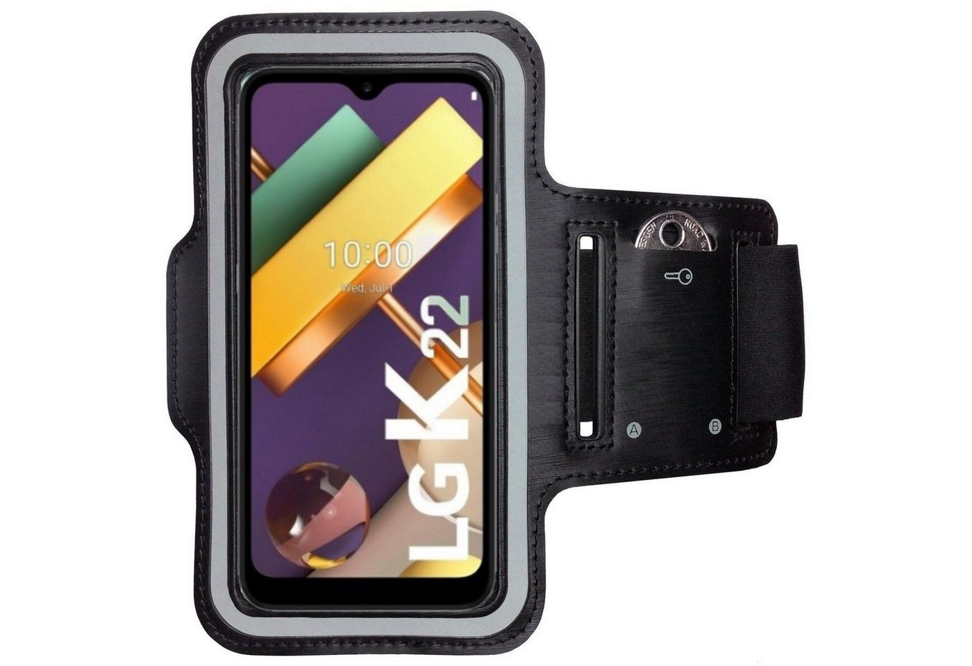 CoverKingz Handyhülle Sportarmband für LG K22 Sport Fitness Hülle Armband Handy Laufhülle CoverKingz Handyhülle Sportarmband für LG K22 Sport Fitness Hülle Armband Handy Laufhülle von CoverKingz