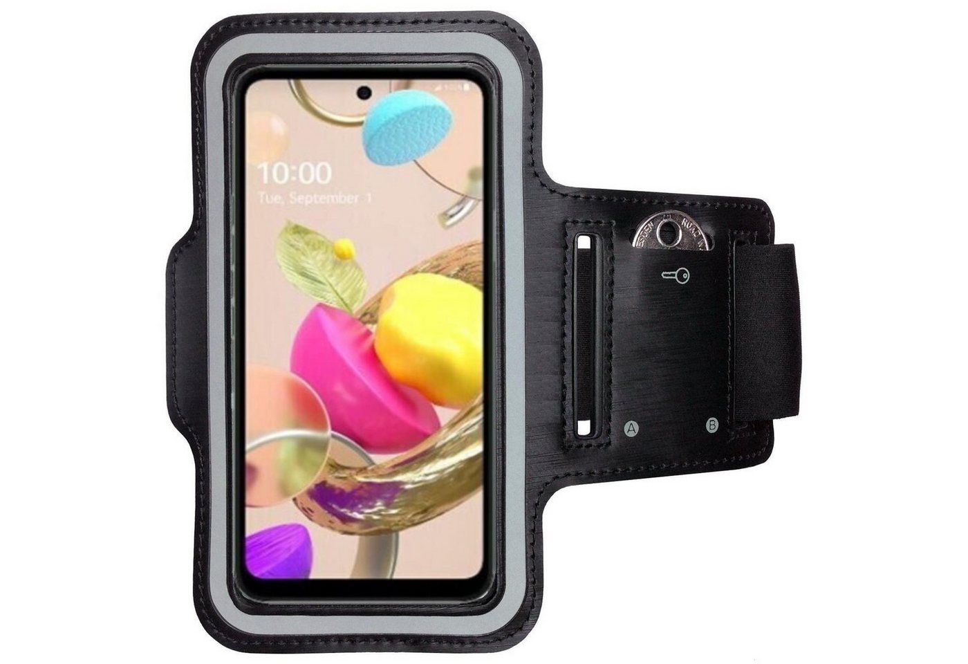 CoverKingz Handyhülle Sportarmband für LG K42 Handy Tasche Fitness Armband Sport Armtasche, Sport Schutzhülle Schlüsselfach Handyhülle Jogging Schutztasche Etui CoverKingz Handyhülle Sportarmband für LG K42 Handy Tasche Fitness Armband Sport Armtasche, Sport Schutzhülle Schlüsselfach Handyhülle Jogging Schutztasche Etui von CoverKingz