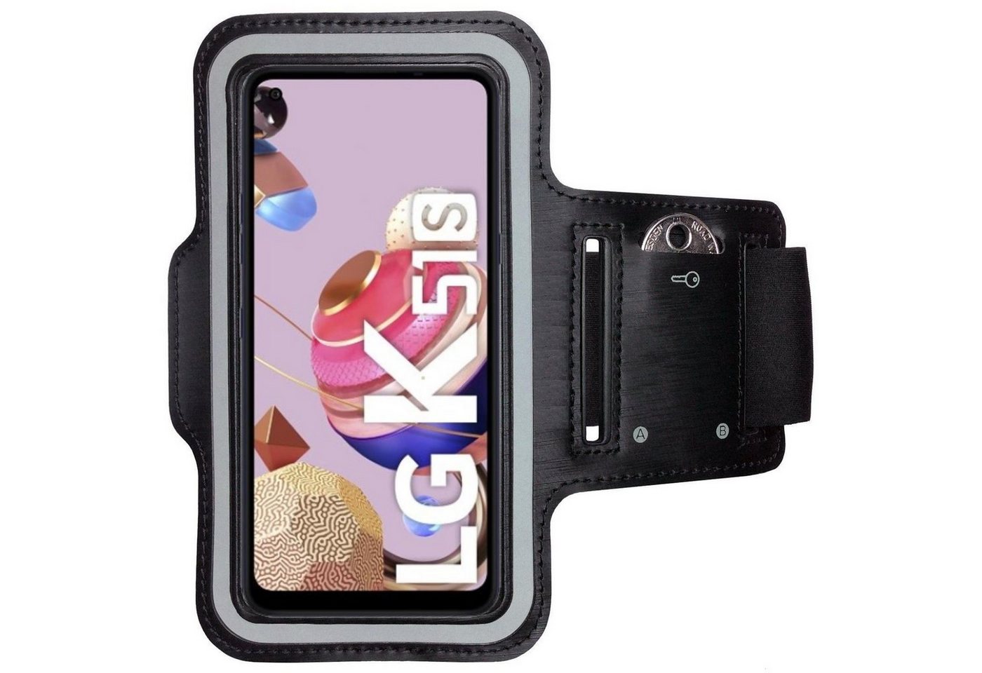 CoverKingz Handyhülle Sportarmband für LG K51s Sport Fitness Hülle Armband Handy Laufhülle CoverKingz Handyhülle Sportarmband für LG K51s Sport Fitness Hülle Armband Handy Laufhülle von CoverKingz