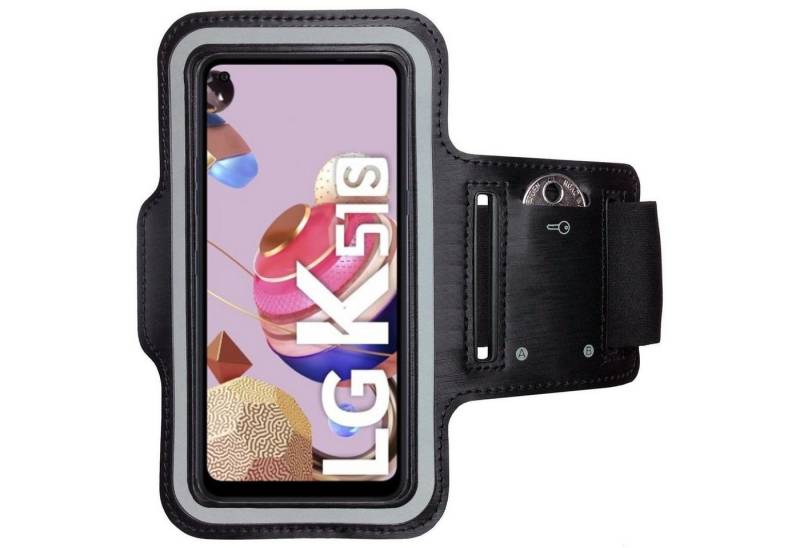 CoverKingz Handyhülle Sportarmband für LG K51s Sport Fitness Hülle Armband Handy Laufhülle von CoverKingz