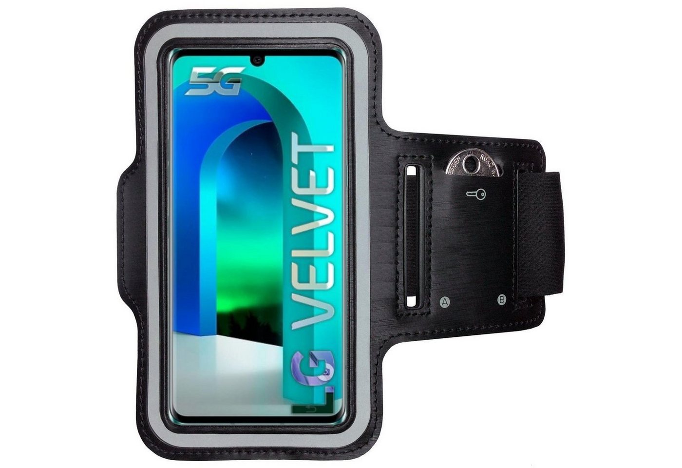CoverKingz Handyhülle Sportarmband für LG VELVET Sport Fitness Hülle Armband Handy Laufhülle CoverKingz Handyhülle Sportarmband für LG VELVET Sport Fitness Hülle Armband Handy Laufhülle von CoverKingz